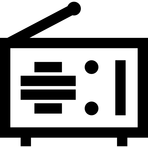 Radio Basic Straight Lineal icon
