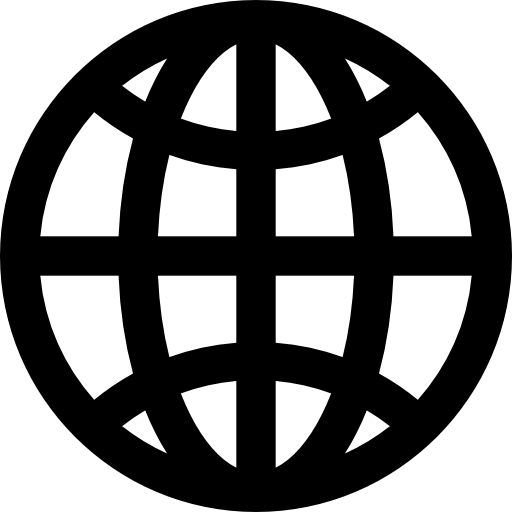 na całym świecie Basic Straight Lineal ikona