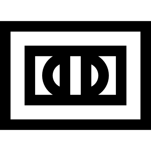ビデオテープ Basic Straight Lineal icon