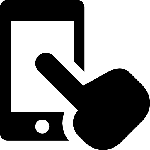 smartphone Basic Straight Filled icon