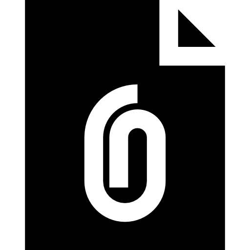 documento Basic Straight Filled icono
