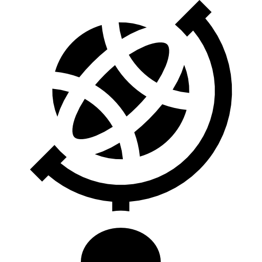 지구 지구 Basic Straight Filled icon