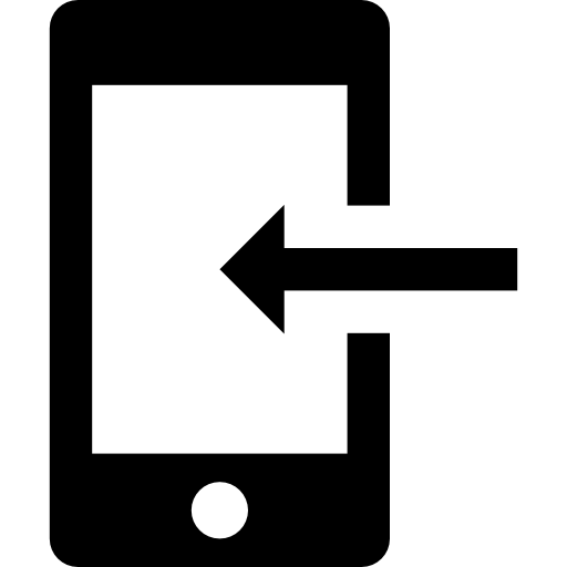 smartphone Basic Straight Filled icona