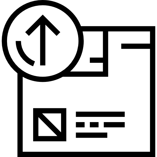 패키지 Detailed Straight Lineal icon