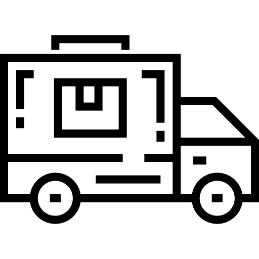 Delivery truck Detailed Straight Lineal icon