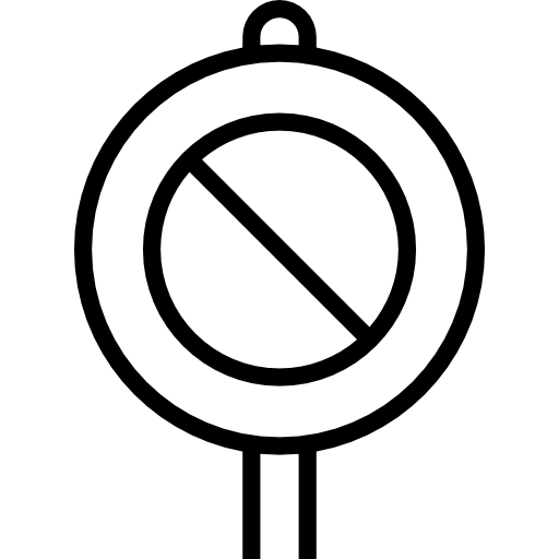 verboten Maxim Flat Lineal icon