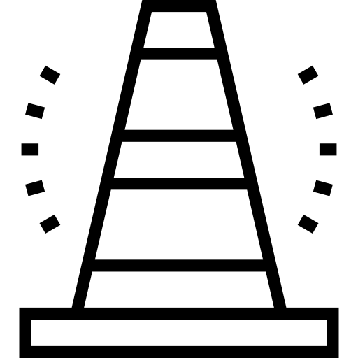 Cone Maxim Flat Lineal icon