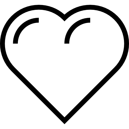 Heart Maxim Flat Lineal icon