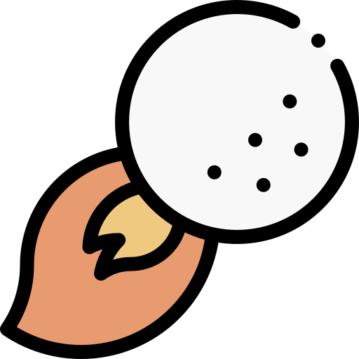 golfball Detailed Rounded Lineal color icon