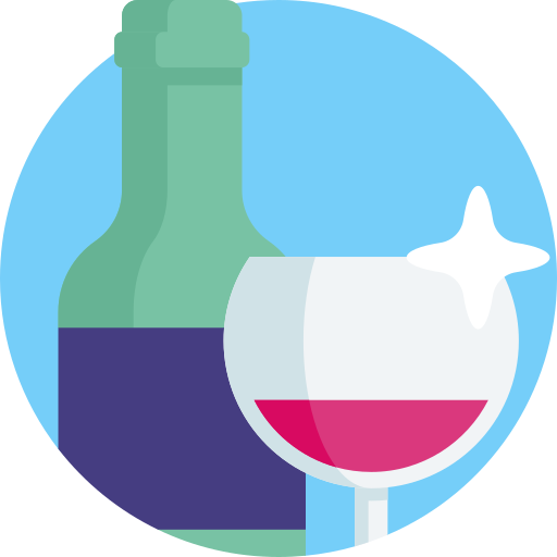 wino Detailed Flat Circular Flat ikona