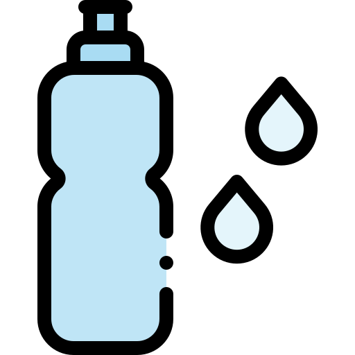 garrafa de agua Detailed Rounded Lineal color Ícone