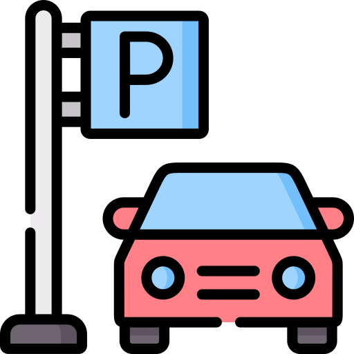 area parcheggio Special Lineal color icona