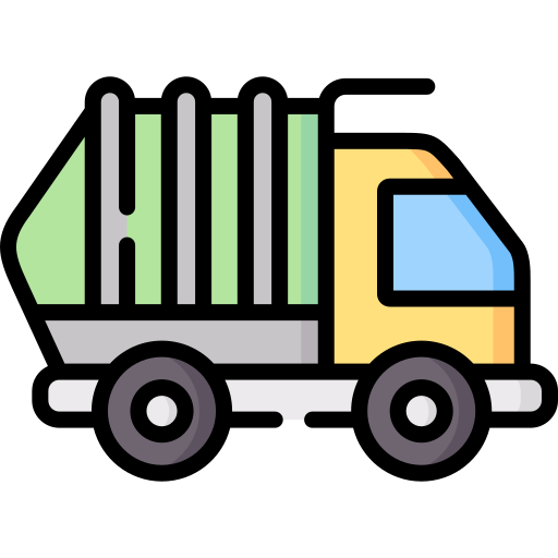 caminhão de lixo Special Lineal color Ícone