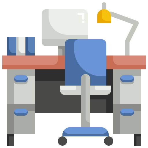 Desk Justicon Flat icon