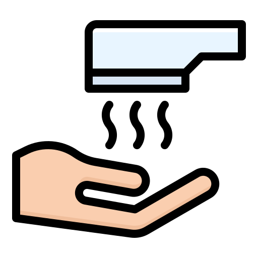 Hand dryer Generic Outline Color icon