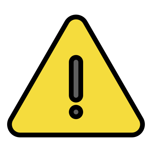 Warning sign Generic Outline Color icon