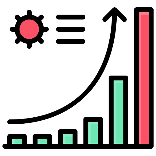 wykres Generic Outline Color ikona