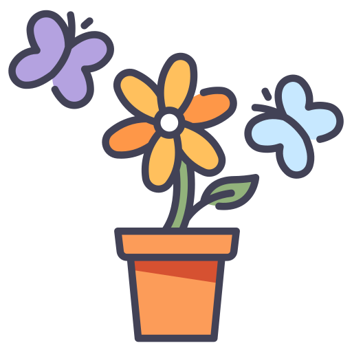 Flower MaxIcons Lineal color icon