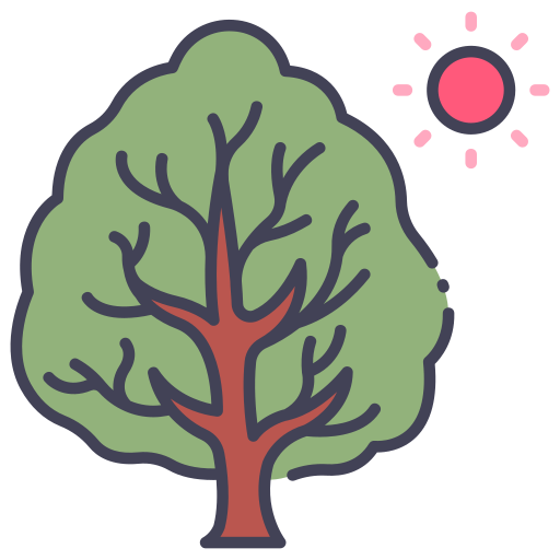 Tree MaxIcons Lineal color icon