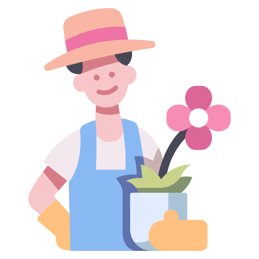 Gardener MaxIcons Flat icon