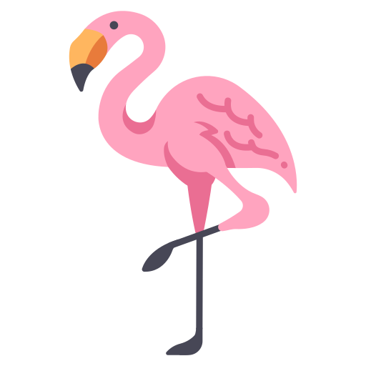 flamingo MaxIcons Flat Ícone