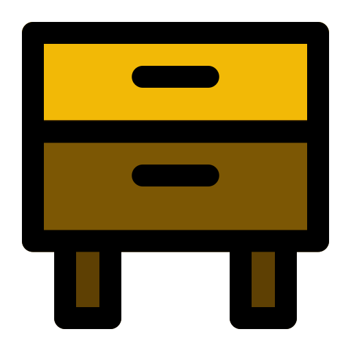 Cabinet drawer Generic Outline Color icon
