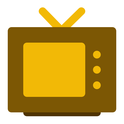 monitor de televisión Generic Flat icono
