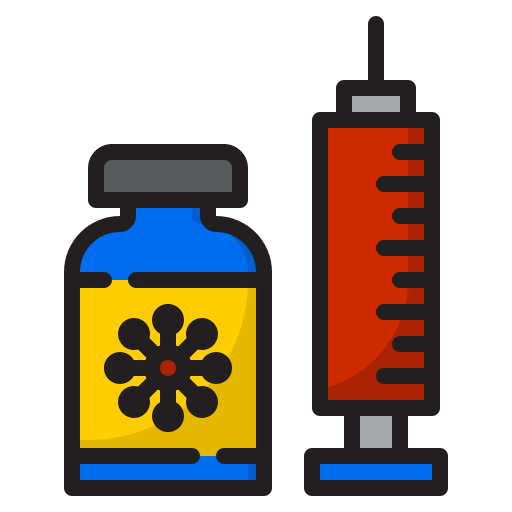 szczepionka srip Lineal Color ikona