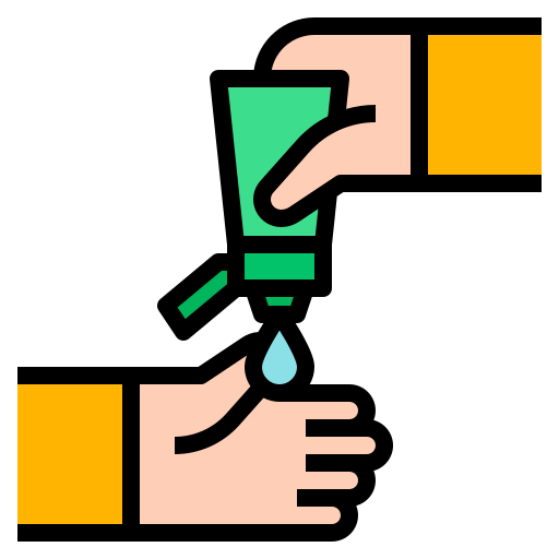 hand gel Ultimatearm Lineal Color icoon