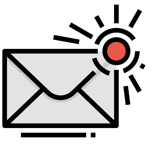 Email Nhor Phai Lineal Color icon