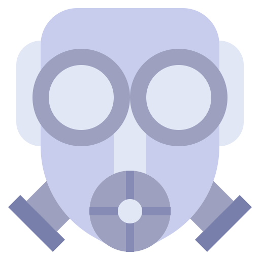 Gas mask Surang Flat icon