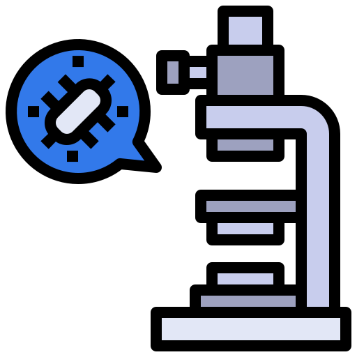 Microscope Surang Lineal Color icon