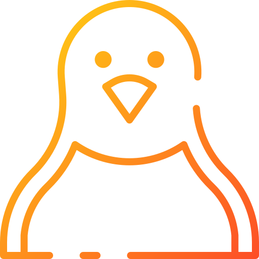 pingüino Good Ware Gradient icono