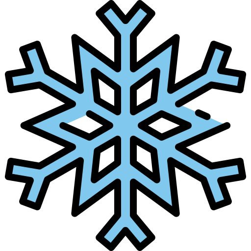 fiocco di neve Good Ware Lineal Color icona