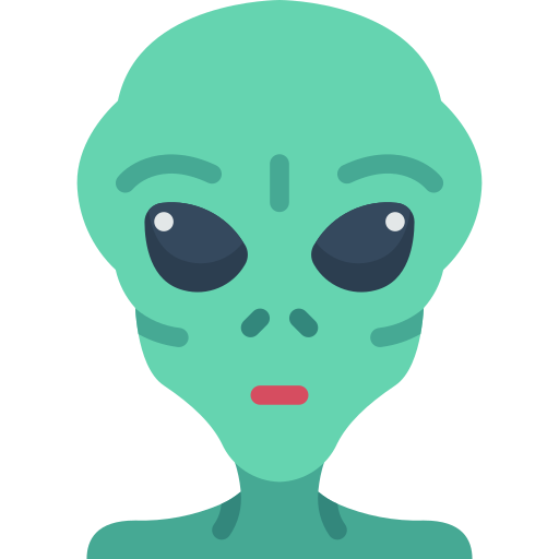 extraterrestre Basic Miscellany Flat icono