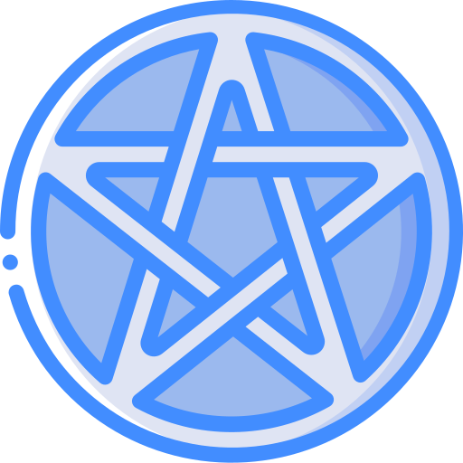 五角形 Basic Miscellany Blue icon