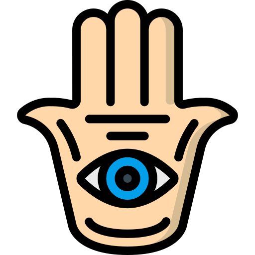 hamsa Basic Miscellany Lineal Color icoon