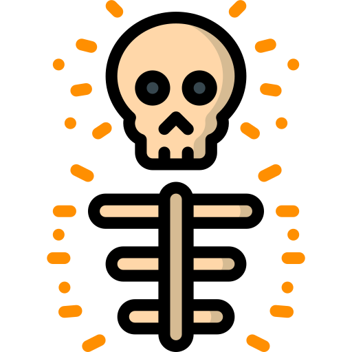 esqueleto Basic Miscellany Lineal Color icono