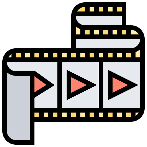 Film Meticulous Lineal Color icon