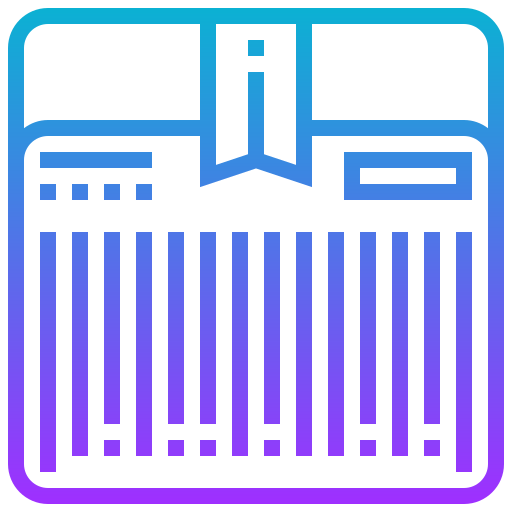 Barcode Meticulous Gradient icon