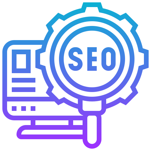 Search engine optimization Meticulous Gradient icon