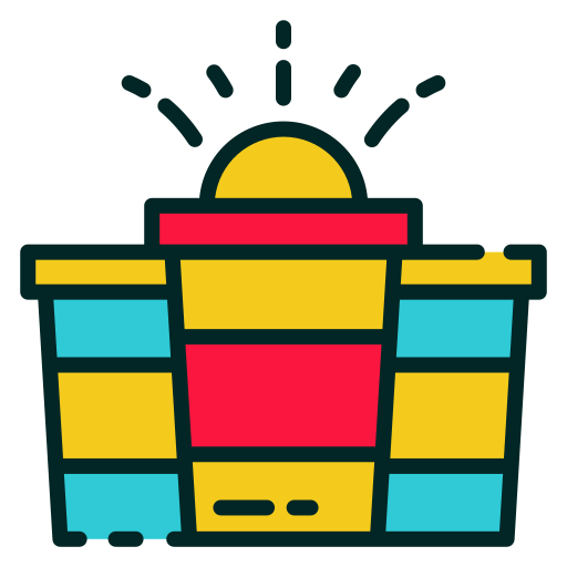 Beer pong Good Ware Lineal Color icon