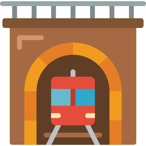 tunnel Basic Miscellany Flat icon