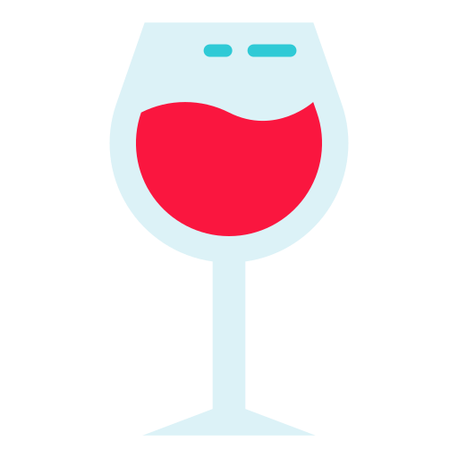 bicchiere di vino Good Ware Flat icona