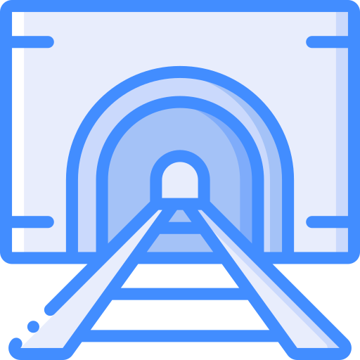 トンネル Basic Miscellany Blue icon