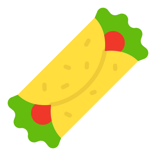 Burrito Good Ware Flat icon