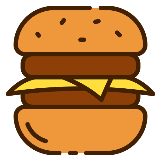 Cheese burger Good Ware Lineal Color icon
