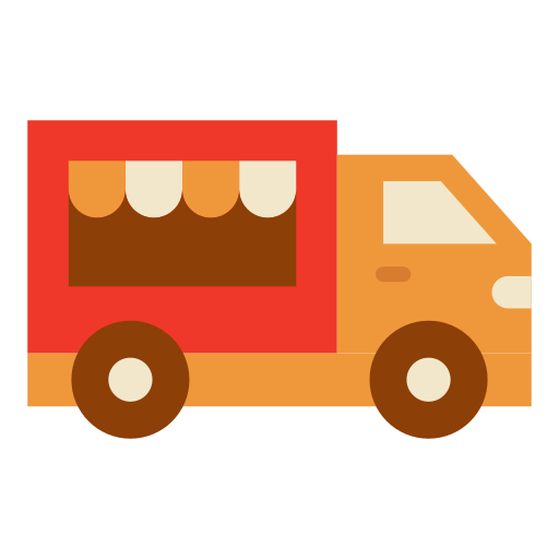 camión de comida Good Ware Flat icono