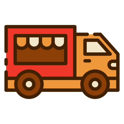 Food truck Good Ware Lineal Color icon