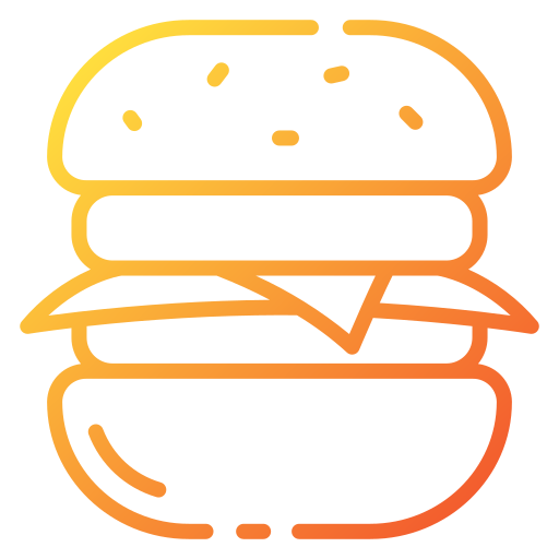 hamburger al formaggio Good Ware Gradient icona